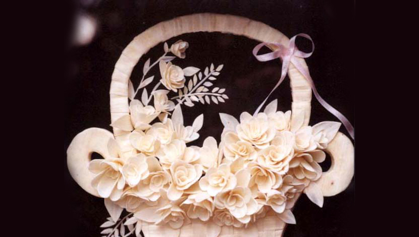 Solawood Flower Basket